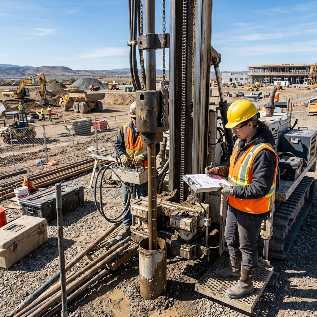 Standard Penetration Testing (SPT) & Field N-Value Logging